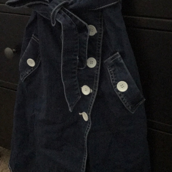 Mebon Denim Jean Pocket Dress Small - Picture 5 of 7